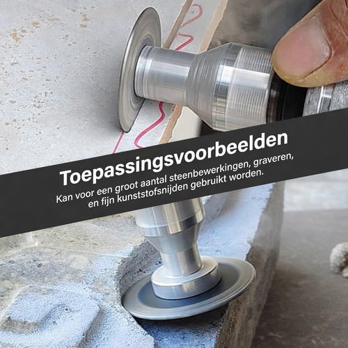 BladePulse™ | Snijdt Steen Als Boter - Professionele Precisie