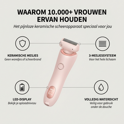 NovaShave™ | Eindelijk Glad Zonder Irritatie Of Pijn