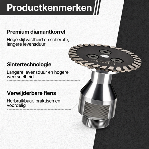 BladePulse™ | Snijdt Steen Als Boter - Professionele Precisie