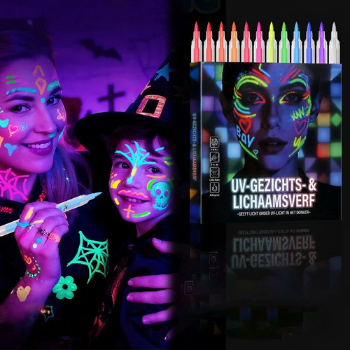 VividPulse™ | Neon bodypaint sticks voor onvergetelijke feesten