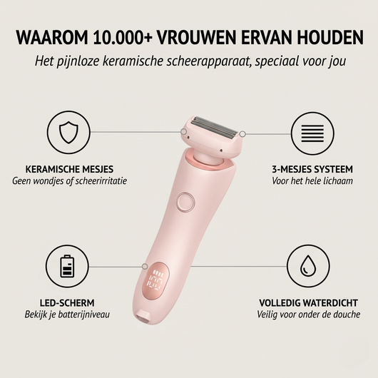 NovaShave™ | Eindelijk Glad Zonder Irritatie Of Pijn