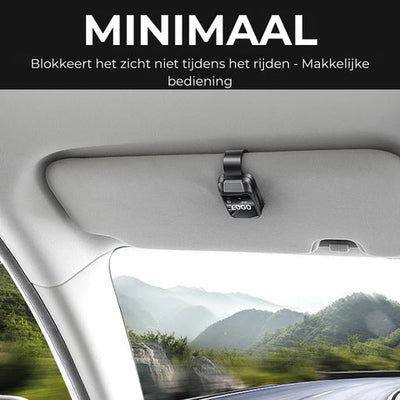 ClipVault™ | Brillen veilig opgeborgen, altijd binnen handbereik in je auto