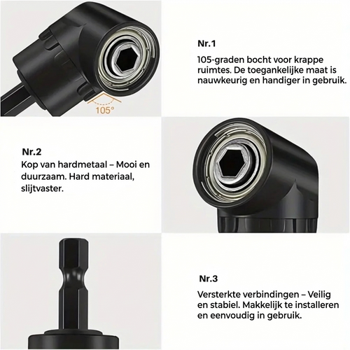 VinkelTool™ | Bereik Elke Hoek met de 105° Boorhoekadapter