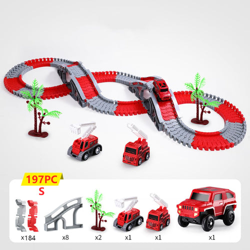 Kletshuts™ FlexibleTrack - Flexibel Railspoor Speelgoedset