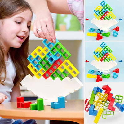 BrainBuild™ Magnetische Tetris Set - Ontgrendel Creativiteit en Kritisch Denken (SET van 16 Stuks)