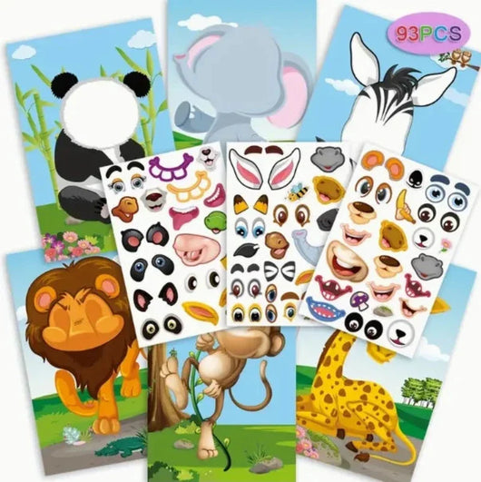 Kletshuts™ StickerBook 1+1 GRATIS: DIY Stickerboek Knutselen Voor Jongens En Meisjes