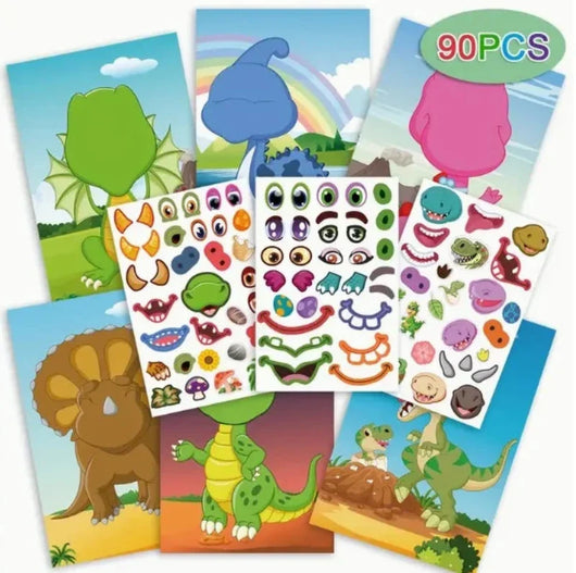 Kletshuts™ StickerBook 1+1 GRATIS: DIY Stickerboek Knutselen Voor Jongens En Meisjes