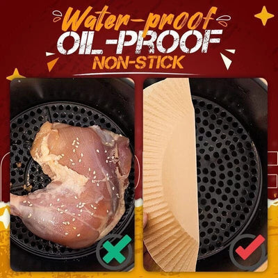 Globetrek° AirFryerLiner: Luchtfriteuse Wegwerp Papieren Voering