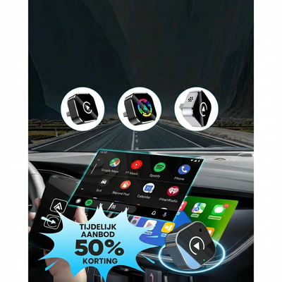 AutoLink™ Draadloze CarPlay & Android Auto Adapter