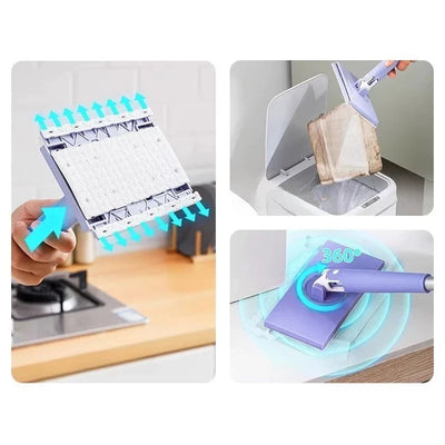 Cleaner Pro° ClampingMop: Automatisch Snel Droog Klemmen Dweil Voor Nat En Droog Reinigen