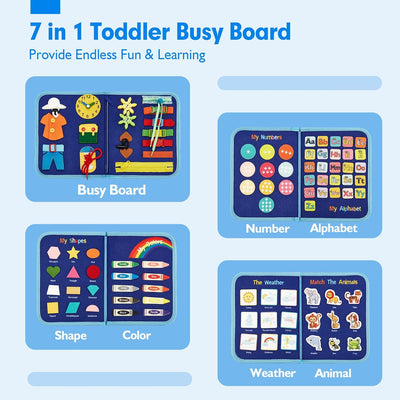 Kletshuts™ BusyBoard: Zintuiglijk Fijne Motoriek Montessori Educatief Busy Board