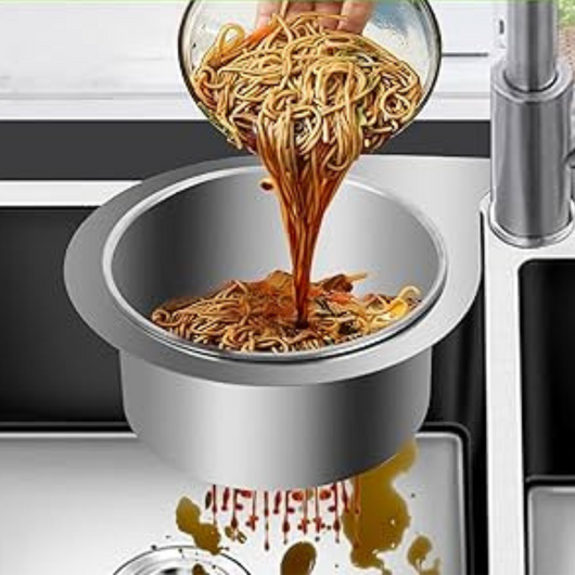 Globetrek° SinkStrainer 1+1 GRATIS: Roestvrij Filter Zwaan Stijl Spoelbak Zeef