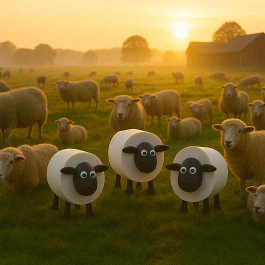 SchaapRol™ – Een schaap-grappige twist op het toilet