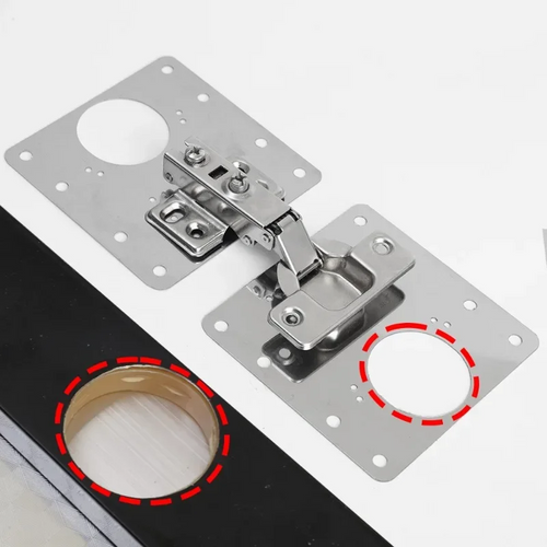 HingePlate 1+1 GRATIS: DIY Meubel Scharnieren Reparatie Zijplaat
