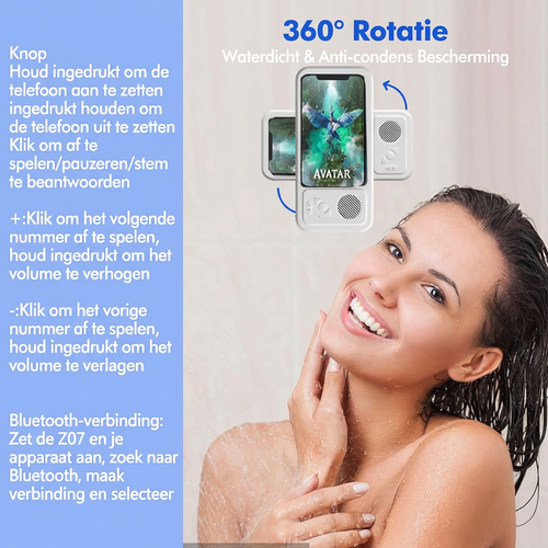 AuraStream™ | Doucheplezier met kristalheldere muziek