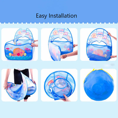 KidZone™ | 3-in-1 Speeltent met Tunnel & Ballenbak voor Actieve Kinderen